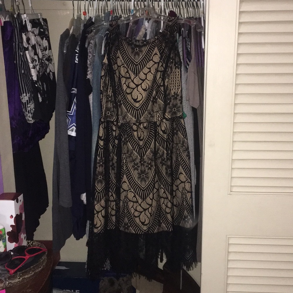 Black/Tan Dress